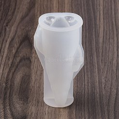 クリスマス ノーム DIY シリコン キャンドル モールド  キャンドル作り用  ホワイト  103.5x58x56mm&nbsp;SIMO-H021-02B