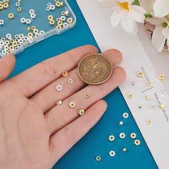 120Pcs 4 Styles Rack Plating Brass Beads&nbsp;KK-PH0010-68