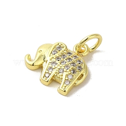 Real 18K Gold Plated Brass Pave Cubic Zirconia Pendants&nbsp;KK-M283-02A-01