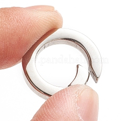 変色防止304ステンレススチールスプリングゲートリング  Oリング  ステンレス鋼色  20x3.5mm  内径：13mm&nbsp;X-STAS-I133-14E