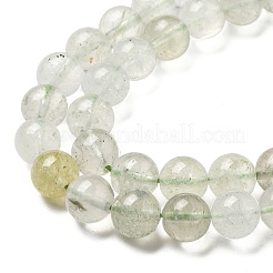 Natural Green Beryl Beads Strands&nbsp;G-F787-01-8mm