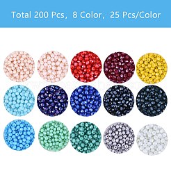 1500Pcs 15 Colors Electroplate Glass Beads Strands&nbsp;EGLA-SZ0001-10