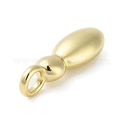 Rack Plating Brass Balloon Letter Pendants&nbsp;KK-C050-01G-I