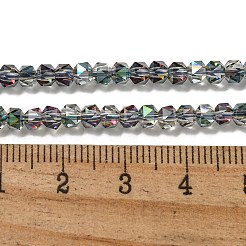 Electroplate Glass Beads Strands&nbsp;GLAA-Q105-02-02