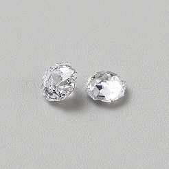 キュービックジルコニアカボション  八角形  透明  6x4mm&nbsp;ZIRC-TAC0007-01A