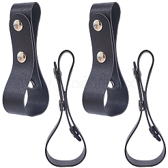 4Pcs Imitation Leather Belt Bullwhip Holder&nbsp;AJEW-GF0014-47