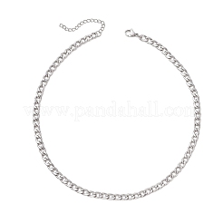 5MM 304 Stainless Steel Cuban Link Chain Necklaces&nbsp;NJEW-JN05849