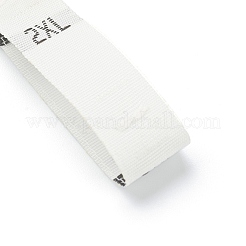 2xl服のサイズのラベル  服飾材料  サイズタグ  ホワイト  13mm  450~500PCS /ロール&nbsp;FIND-XCP0001-05