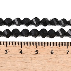 Natural Shungite Beads Strands&nbsp;G-P611-C35-01