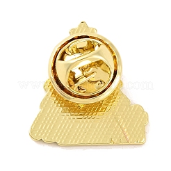 クリスマステーマのエナメルピン  バックパック服用合金ブローチ  クリスマスツリー  20x18x1mm&nbsp;JEWB-M043-01A