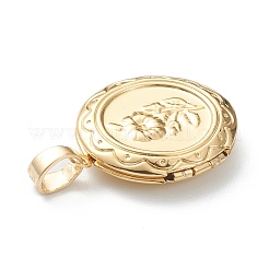 Brass Locket Pendants&nbsp;LS-KK-P199-07G