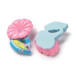 Opaque Music Theme Resin Cabochons&nbsp;LS-CRES-Z010-02D