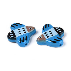 Printed Opaque Resin Beads&nbsp;RESI-N043-24C