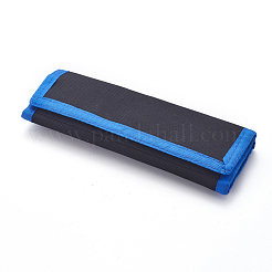 ステンレス鋼ビーズピンセットジュエリーツール  キャンバスツールバッグ付き  ブラック  11.9~14.1x0.85~1.2cm  包装サイズ：17.7x5.9x2.15センチメートル  9個/セット&nbsp;TOOL-F006-01