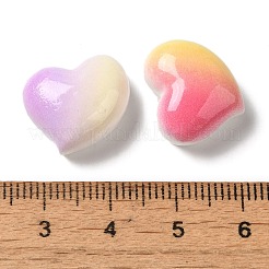 Gradient Color Opaque Resin Decoden Cabochons&nbsp;CRES-Z006-05