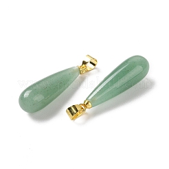 Natural Green AventurineTeardrop Pendants&nbsp;G-Q005-03G-06