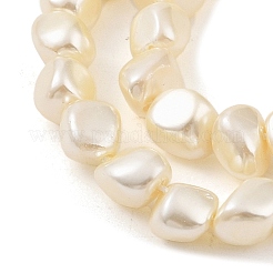 Electroplated Shell Pearl Beads Strands&nbsp;BSHE-C006-02B