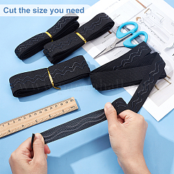 8 Yards 4 Styles Polyester Non Slip Knitted Elastic Belt&nbsp;OCOR-BC0005-77