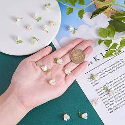 40Pcs Lily of the Valley Plastic Pendants&nbsp;JX634A
