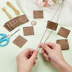 24Pcs Wooden Blocking Boards&nbsp;DIY-BC0014-31B