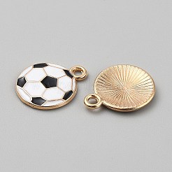 Alloy Enamel Pendants&nbsp;LS-FIND-WH20025-12G-01
