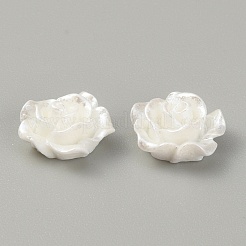 Opaque Resin Cabochons&nbsp;CRES-WH0010-032A-04