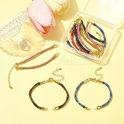 8Pcs 8 Colors Nylon Cord Bracelets&nbsp;MAK-FS0001-05