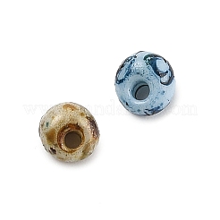 ピカソガラスシードビーズ  丸い穴  ティアドロップ  ミックスカラー  5x4.5x4mm  穴：1.4mm  120個/セット&nbsp;SEED-Q038-03A