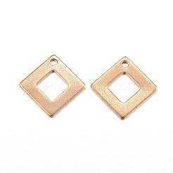 Ion Plating(IP) 304 Stainless Steel Charms&nbsp;STAS-G127-07G