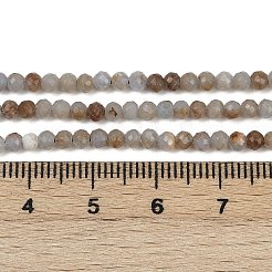 Natural Angelite Beads Strands&nbsp;G-RM2025-B36-3mm