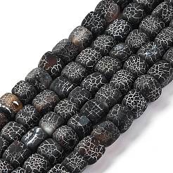 Natural Weathered Agate Beads Strands&nbsp;G-G177-E18-04