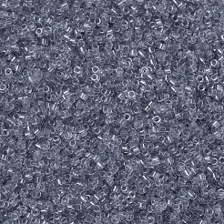 MIYUKIデリカビーズ  シリンダー  日本製シードビーズ  11/0  （db1406)トランスペアレントペールグレー  1.3x1.6mm  穴：0.8mm  約10000個/袋  50 G /袋&nbsp;SEED-X0054-DB1406