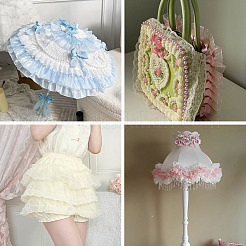 5m Polyester Lace Ribbon&nbsp;OCOR-TA0003-98A