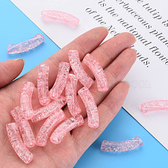Transparent Crackle Acrylic Beads&nbsp;CACR-S009-001A-N26