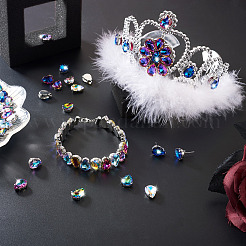 100Pcs 10 Colors Sew on Rhinestone&nbsp;DIY-CW0001-38