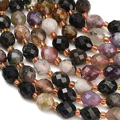 Natural Multicolor Tourmaline Beads Strands&nbsp;GG-CBA4A3B-A16