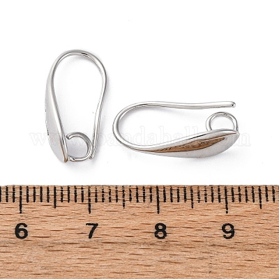 Brass Earring Hooks&nbsp;KK-L134-05-1