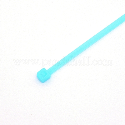 プラスチックケーブルタイ  タイラップ  ジップタイ  シアン  100x4.5x3.5mm  100個/袋&nbsp;KY-CJC0004-01F-1
