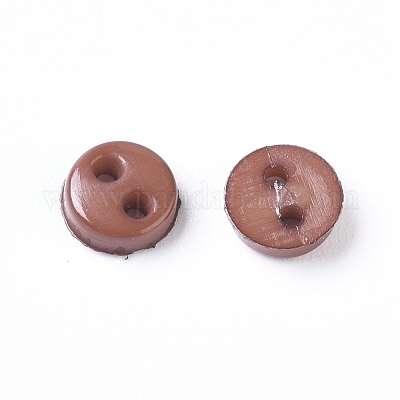 Nylon Tiny Button&nbsp;BUTT-WH0014-28G-1