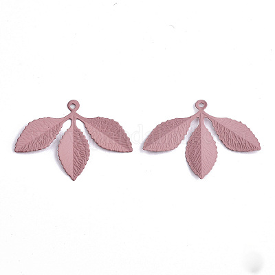 Spray Painted Eco-Friendly Iron Pendants&nbsp;IFIN-T009-21D-1