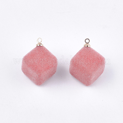 Flocky Acrylic Pendants&nbsp;FIND-T046-30-11-1