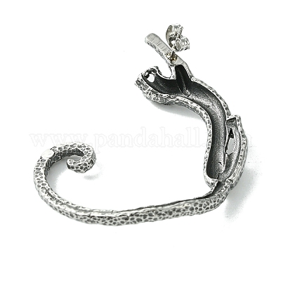 316 Surgical Stainless Steel Cuff Earrings&nbsp;EJEW-E300-17AS-06-1
