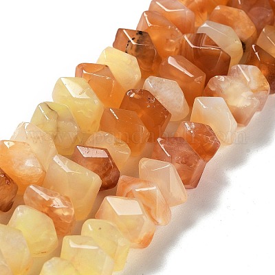 Wholesale Natural Orange Botswana Agate Beads Strands