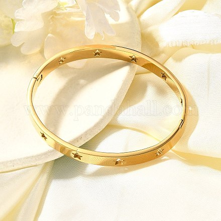 304 Stainless Steel Bangles BJEW-P192-13G-1