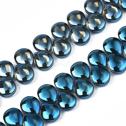 Electroplate Glass Beads Strand EGLA-S188-27-C01-1