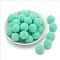 Polyester Ball, Costume Accessories, Clothing Accessories, Round, Aquamarine, 15mm, 144pcs/bag