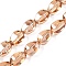 Electroplate Glass Beads Strands, Teardrop Shape, Goldenrod, 15x11.5~12x10~10.5mm, Hole: 1.2mm, about 39~40pcs/strand, 23.62~23.94 inch(60~60.8cm)
