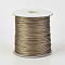Eco-Friendly Korean Waxed Polyester Cord, Tan, 0.5mm, about 169.51~174.98 Yards(155~160m)/Roll