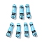 Opaque Acrylic Beads, Bamboo, Light Sky Blue, 21.5x7mm, Hole: 2.5mm, about 1020pcs/500g