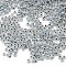 Glass Seed Beads, Ceylon, Round, Gray, 2mm, Hole: 1mm, about 6666pcs/100g